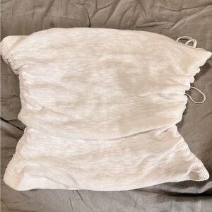 Free People White Crop Top